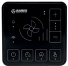 S80 BLACK - Panel sterowania do central RENEO, czarny